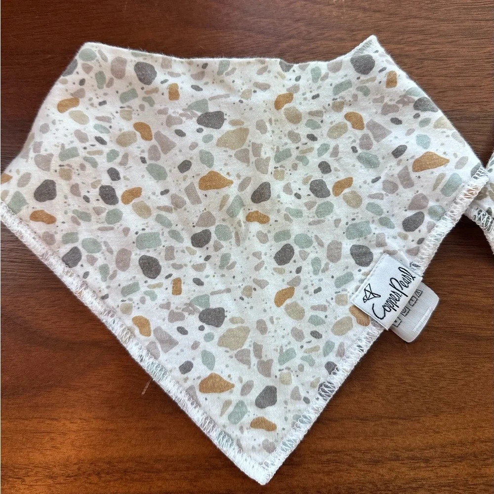 Copper Pearl Baby Bandana Bibs